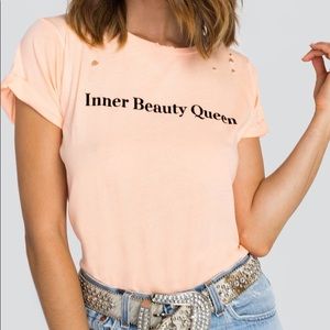 WILDFOX DISTRESSED T